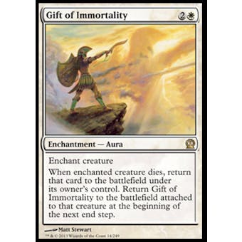 Magic the Gathering Theros Single Gift of Immortality - NEAR MINT (NM)