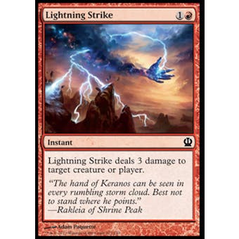 Magic the Gathering Theros Single Lightning Strike - NEAR MINT (NM)