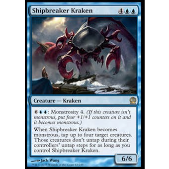 Magic the Gathering Theros Single Shipbreaker Kraken Foil - NEAR MINT (NM)