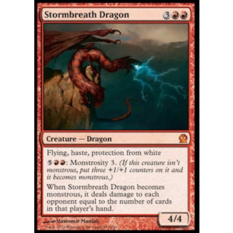 Magic the Gathering Theros Single Stormbreath Dragon Foil - NEAR MINT (NM)