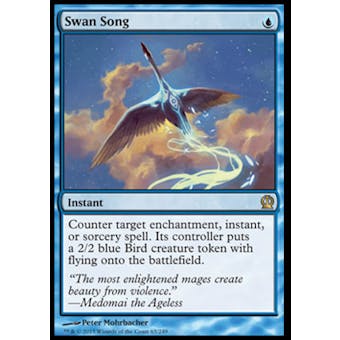 Magic the Gathering Theros Single Swan Song Foil - NEAR MINT (NM)
