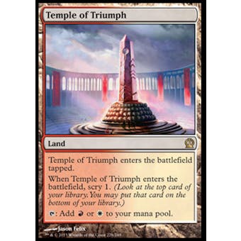 Magic the Gathering Theros Single Temple of Triumph Foil - NEAR MINT (NM)