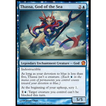 Magic the Gathering Theros Single Thassa, God of the Sea - NEAR MINT (NM)