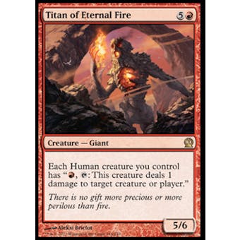 Magic the Gathering Theros Single Titan of Eternal Fire Foil - NEAR MINT (NM)