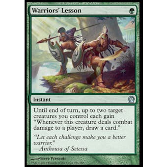 Magic the Gathering Theros Single Warriors' Lesson - NEAR MINT (NM)