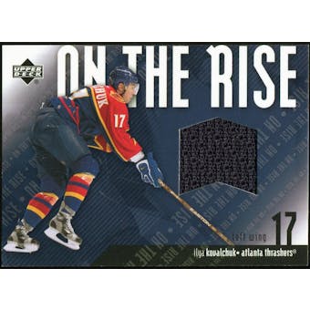 2002/03 Upper Deck On the Rise Jerseys #ORIK Ilya Kovalchuk