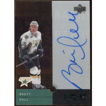 2000/01 Upper Deck Ice Clear Cut Autographs #BH Brett Hull Autograph