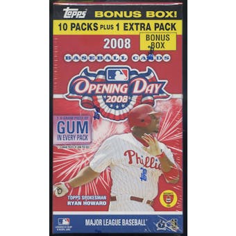 2008 Topps Opening Day Baseball 11-Pack Box
