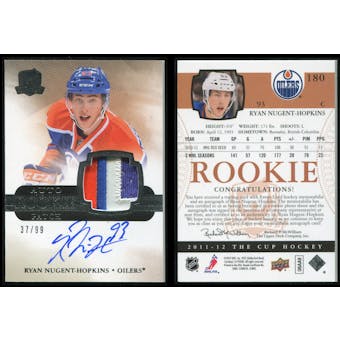 2011/12 Upper Deck The Cup #180 Ryan Nugent-Hopkins Rookie Patch Auto 37/99 RC