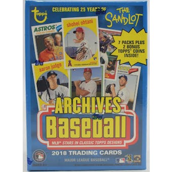 2018 Topps Archives Baseball 7-Pack Blaster Box (Reed Buy)