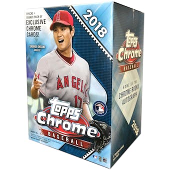 2018 Topps Chrome Baseball 8-Pack Blaster Box