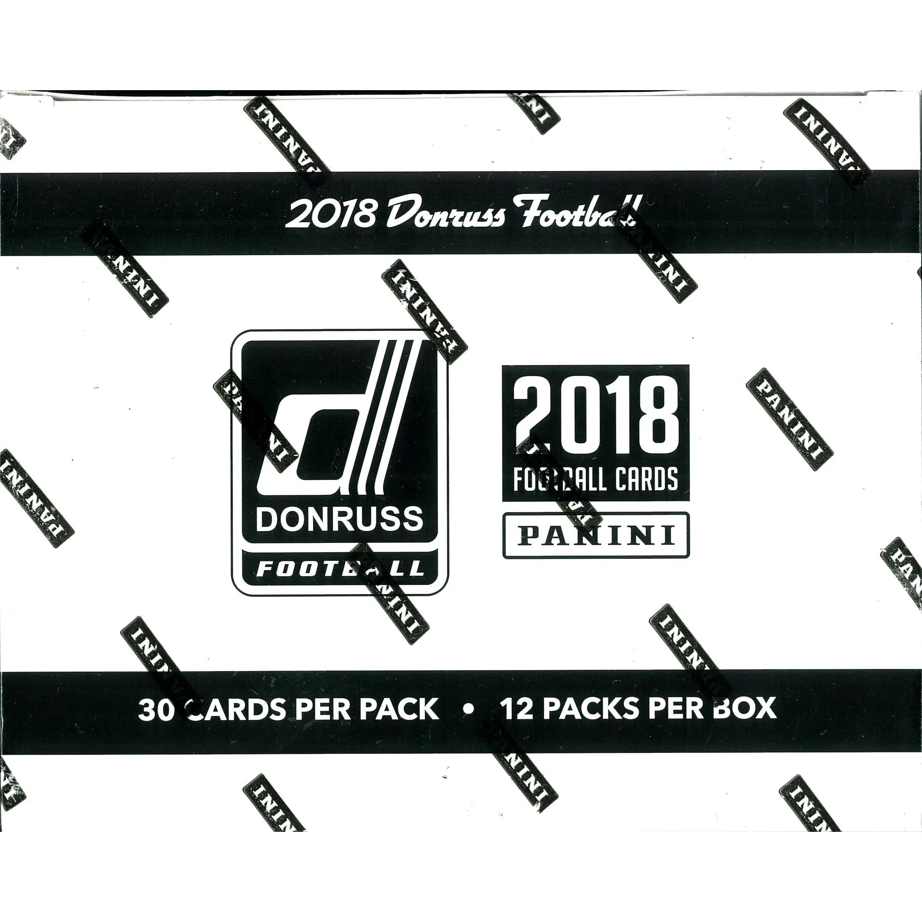 2018 Panini Donruss Football 12 Pack Jumbo Box
