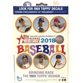 2018 Topps Heritage Baseball Hanger Box (1969 Topps Decals!)