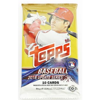 2018 Topps Update Series Baseball Hobby Pack