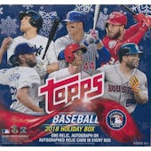 2018 Topps Holiday Baseball Mega Box