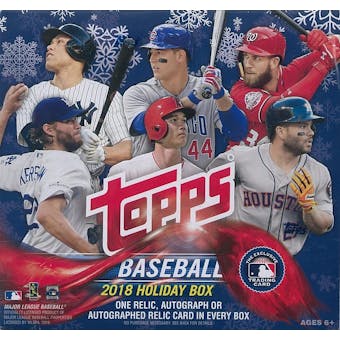2018 Topps Holiday Baseball Mega Box