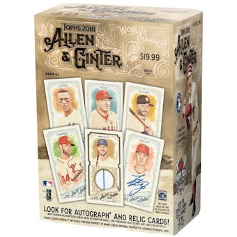2018 Topps Allen & Ginter Baseball 8-Pack Blaster Box (Lot of 3)