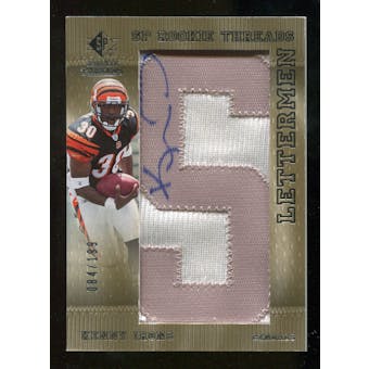2007 Upper Deck SP Rookie Threads Rookie Lettermen Silver #131 Kenny Irons Autograph /199
