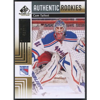 2011/12 SP Game Used #103 Cam Talbot Gold Rookie #43/50