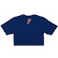 Florida Gators Colosseum Blue Check Point Dual Blend Tee Shirt (Adult L)