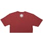 Alabama Crimson Tide Colosseum Crimson Frontline Dual Blend Tee Shirt (Adult Small)