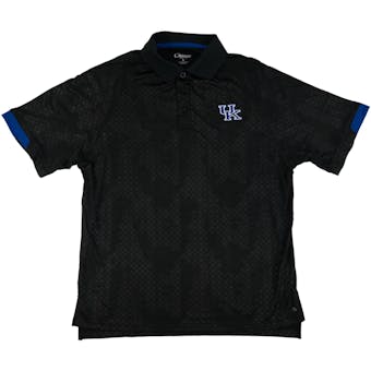 Kentucky Wildcats Colosseum Black Gridlock Chiliwear Performance Polo Shirt (Adult L)