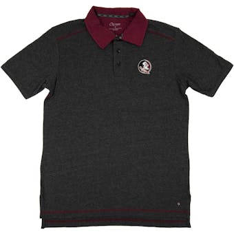 Florida State Seminoles Colosseum Gray Chiliwear Meridian Tri Blend Polo (Adult XX-Large)