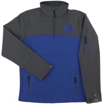 Duke Colosseum Blue & Gray Plow 1/4 Zip Jacket (Adult XX-Large)
