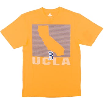 UCLA Bruins Colosseum Yellow State of the Union Dual Blend Tee Shirt (Adult Large)