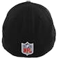 Oakland Raiders New Era 39Thirty Black Sidelines Flex Fit Hat (Adult S/M)