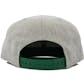 Boston Celtics New Era 9Fifty Gray Grand Logo Flat Brim Snapback Hat (Adult OSFA)