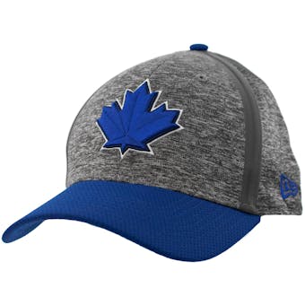 Toronto Blue Jays New Era 39Thirty (3930) Gray Clubhouse Flex Fit Hat (Adult L/XL)