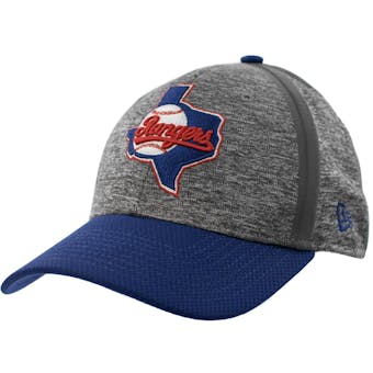 Texas Rangers New Era 39Thirty (3930) Gray Clubhouse Flex Fit Hat (Adult S/M)