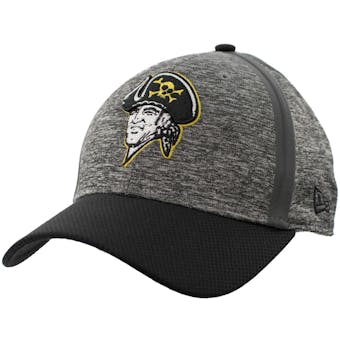Pittsburgh Pirates New Era 39Thirty (3930) Gray Retro Clubhouse Flex Fit Hat (Adult L/XL)