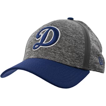 Los Angeles Dodgers New Era 39Thirty (3930) Gray Retro Clubhouse Flex Fit Hat (Adult S/M)