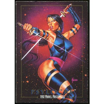 1992 Fleer Marvel Masterpieces Promos #3 Psylocke (Wizard #13)