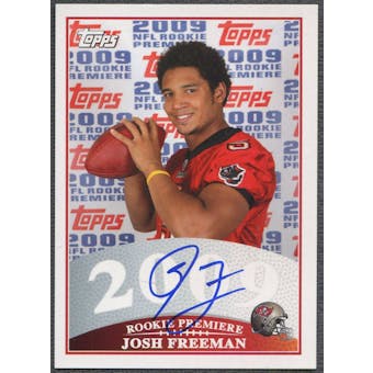 2009 Topps Rookie Premiere #JF Josh Freeman Rookie Auto