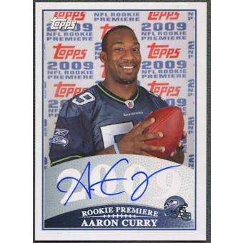 2009 Topps Rookie Premiere #AC Aaron Curry Rookie Auto