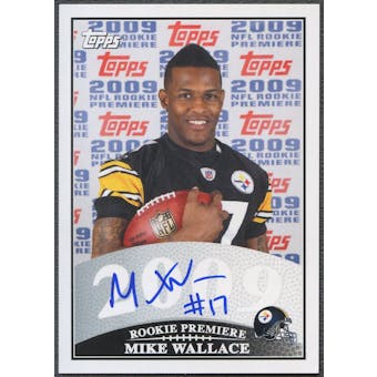 2009 Topps Rookie Premiere #MW Mike Wallace Rookie Auto