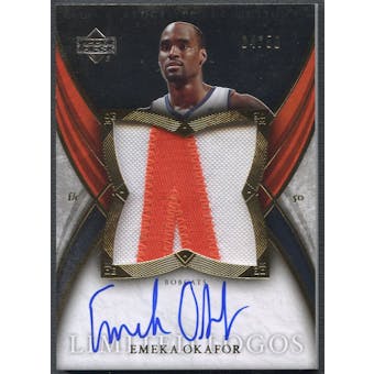 2006/07 Exquisite Collection #LLEO Emeka Okafor Limited Logos Patch Auto #04/50