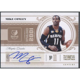 2010/11 Playoff National Treasures #49 Mike Conley Jr. Century Signatures Auto #71/99