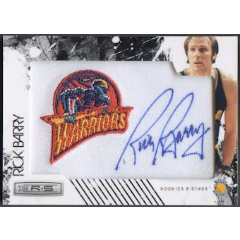 2009/10 Rookies and Stars #16 Rick Barry Retired NBA Team Patch Auto #096/199