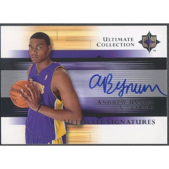 2005/06 Ultimate Collection #USAN Andrew Bynum Signatures Rookie Auto