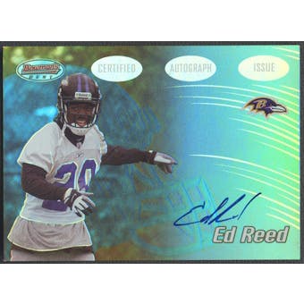 2002 Bowman's Best #133 Ed Reed Rookie Auto