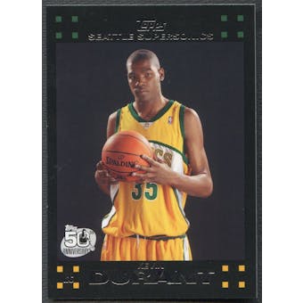 2007/08 Topps #112 Kevin Durant Rookie