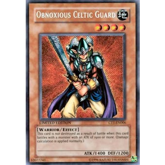 Yu-Gi-Oh Limited Edition Tin Single Obnoxious Celtic Guard Secret Rare CT1-EN006
