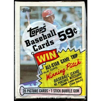 1985 Topps Baseball Cello Pack (Kirby Puckett Rookie On Top)
