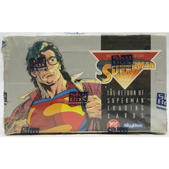 DC Return of Superman Hobby Box (1993 Skybox)