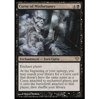 Magic the Gathering Dark Ascension Single Curse of Misfortunes - NEAR MINT (NM)