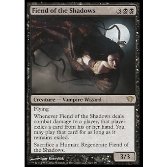 Magic the Gathering Dark Ascension Single Fiend of the Shadows Foil - NEAR MINT (NM)